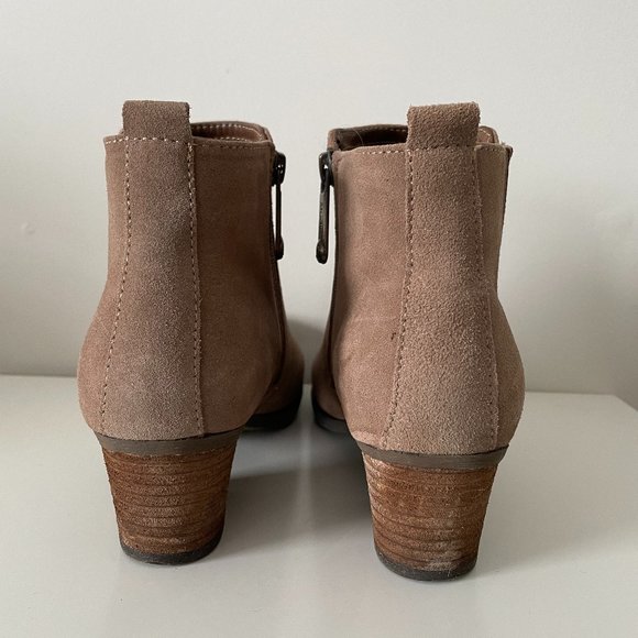 Blondo Brown Suede Booties - Picture 5 of 7